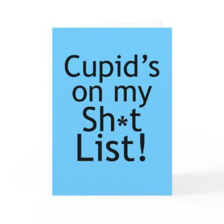 Anti Valentines Day Cards card