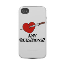 Anti Valentine's Day Iphone 4 Tough Case