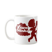 Anti-valentines day Cupid Coffee Mugs