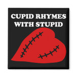 Anti-Valentine's Day: Cupid rhymes with stupid magnets