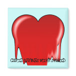 Anti-Valentine's Day: Cupid rhymes with stupid Refrigerator Magnet