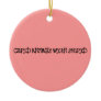 Anti-Valentine's Day: Cupid rhymes with stupid Ornament