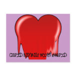Anti-Valentine's Day: Cupid rhymes with stupid Postcard
