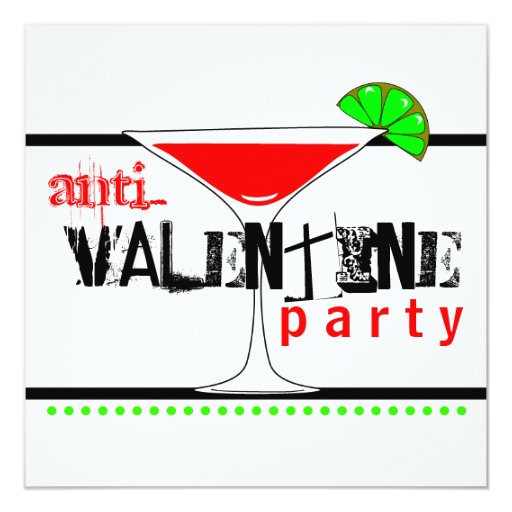 valentines day breakers anti valentines day cocktail martini invitation zazzle valentines day breakers anti valentines day cocktail martini invitation zazzle