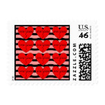 Anti-Valentine's Day Postage postage