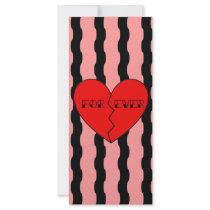 Anti-Valentine's Day Rack Card Design