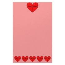 Anti-Valentine's Day Personalized Stationery