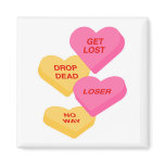 anti vday candy hearts fridge magnet