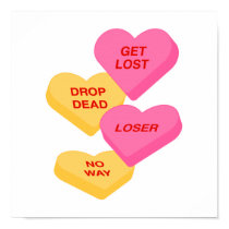 anti vday candy hearts posters by doonidesigns anti vday candy hearts posters