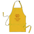 standard_apron - Funny, darkly humorous, anti vegetarian  BBQ apron for your favorite meatloving backyard barbecue griller.  Guaranteed to put smiles on a few faces (and elicit a few gasps from others no doubt).