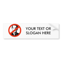 ANTI-WALKER BUMPER STICKERS