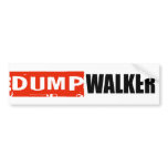 ANTI-WALKER BUMPER STICKERS