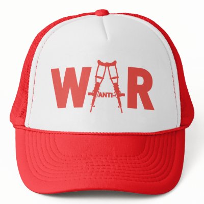 Anti-War Hat by Libertymaniacs