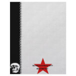 Anti-War Skull Customized Letterhead