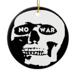Anti-War Skull Christmas Tree Ornament