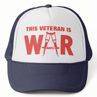 Anti-War Veteran Hat by Libertymaniacs