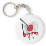 anti-whaling statement harpoon flag keychain