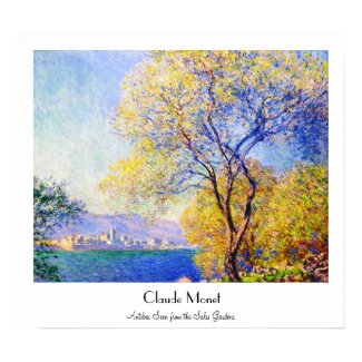 Antibes Seen from the Salis Gardens Claude Monet Posters