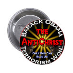 AntiChrist Obama God Pinback Button