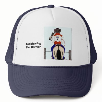 Anticipating the Barrier Trucker Hat by Kim_Souza