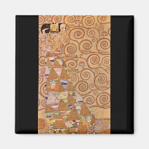 Anticipation by Gustav Klimt Magnets