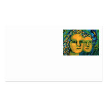 Anticipation - Gold and Emerald Goddess Business Cards