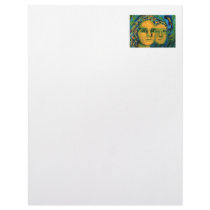 Anticipation - Gold and Emerald Goddess Customized Letterhead