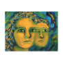 Anticipation - Gold and Emerald Goddess Postcards