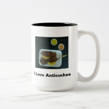 Anticuchos - Comida de Peru with changeable text Coffee Mug