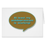 Antidepressant Greeting Cards