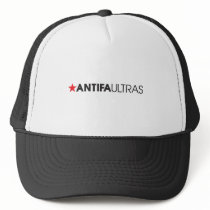 Antifa Ultras Horizontal Black Mesh Hat