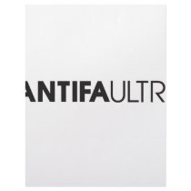 Antifa Ultras Horizontal Black Custom Letterhead