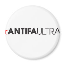 Antifa Ultras Horizontal Black Magnet