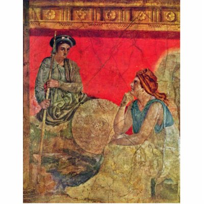 Antigonus And His Mother Detail By Pompejanischer Cut Out by Artcollection