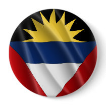 ANTIGUA AND BARBUDA PINBACK BUTTON