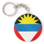 Antigua and Barbuda Caribbean Flag Key Chain