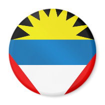 Antigua and Barbuda Caribbean Flag magnets by SoccerJersey Antigua and Barbuda Caribbean Flag magnets
