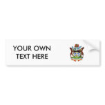 Antigua and Barbuda Coat of Arms Bumper Sticker