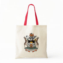 Antigua And Barbuda Coat of Arms detail Canvas Bags