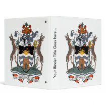 Antigua And Barbuda Coat of Arms detail Binder