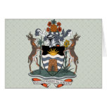 Antigua And Barbuda Coat of Arms detail Greeting Cards