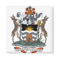 Antigua And Barbuda Coat of Arms detail Fridge Magnet