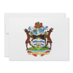 Antigua and Barbuda Coat of Arms Personalized Announcement