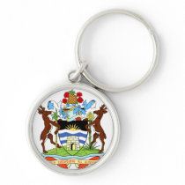 antigua and barbuda coat of arms key chains