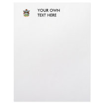 Antigua and Barbuda Coat of Arms Letterhead Design