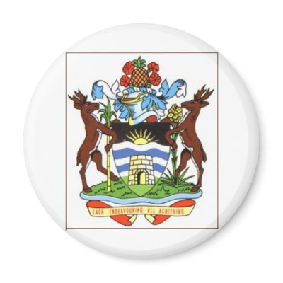 Antigua and Barbuda coat of arms Refrigerator Magnet by sergemayifuila