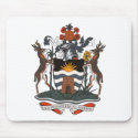 Antigua And Barbuda Coat of Arms Mousepad by FlagTshirts Antigua And Barbuda Coat of Arms Mousepad