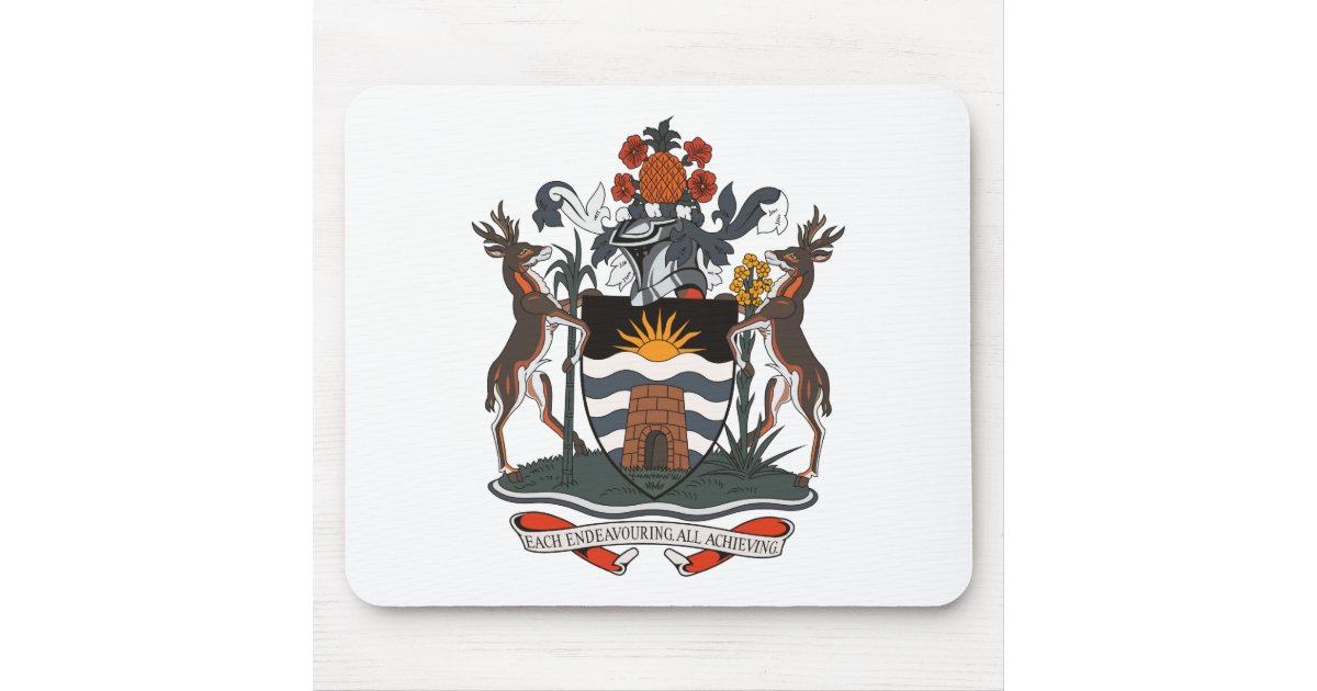 Antigua And Barbuda Coat of Arms Mousepad | Zazzle