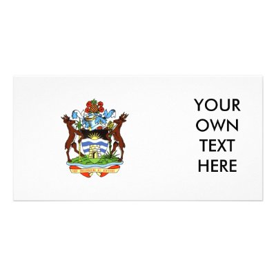 Antigua and Barbuda Coat of Arms Photo Greeting Card by flagshirts