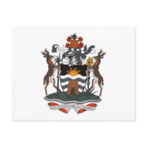 Antigua And Barbuda Coat of Arms Postcard postcards